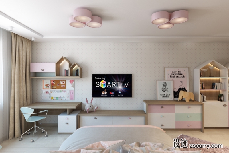 cocuk-odasi-tv-unitesi-izmir.jpg 家装参考,卧室,儿童房,