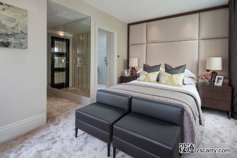 belgravia-mews-guest-bedroom.jpg 家装参考,卧室,床头背景墙,