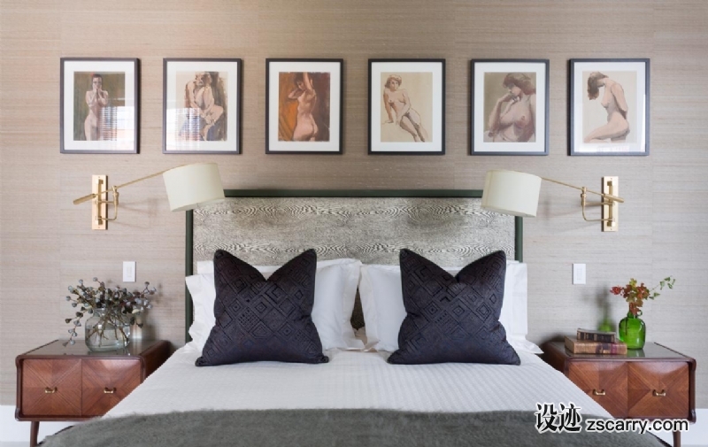 Cheyne-Terrace7.jpg 家装参考,卧室,床头背景墙,