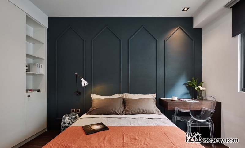 K-Residence-20.jpg 家装参考,卧室,床头背景墙,