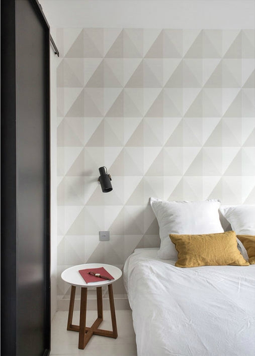 minimalist-yet-contemporary-apartment-11.jpg 家装参考,卧室,床头背景墙,