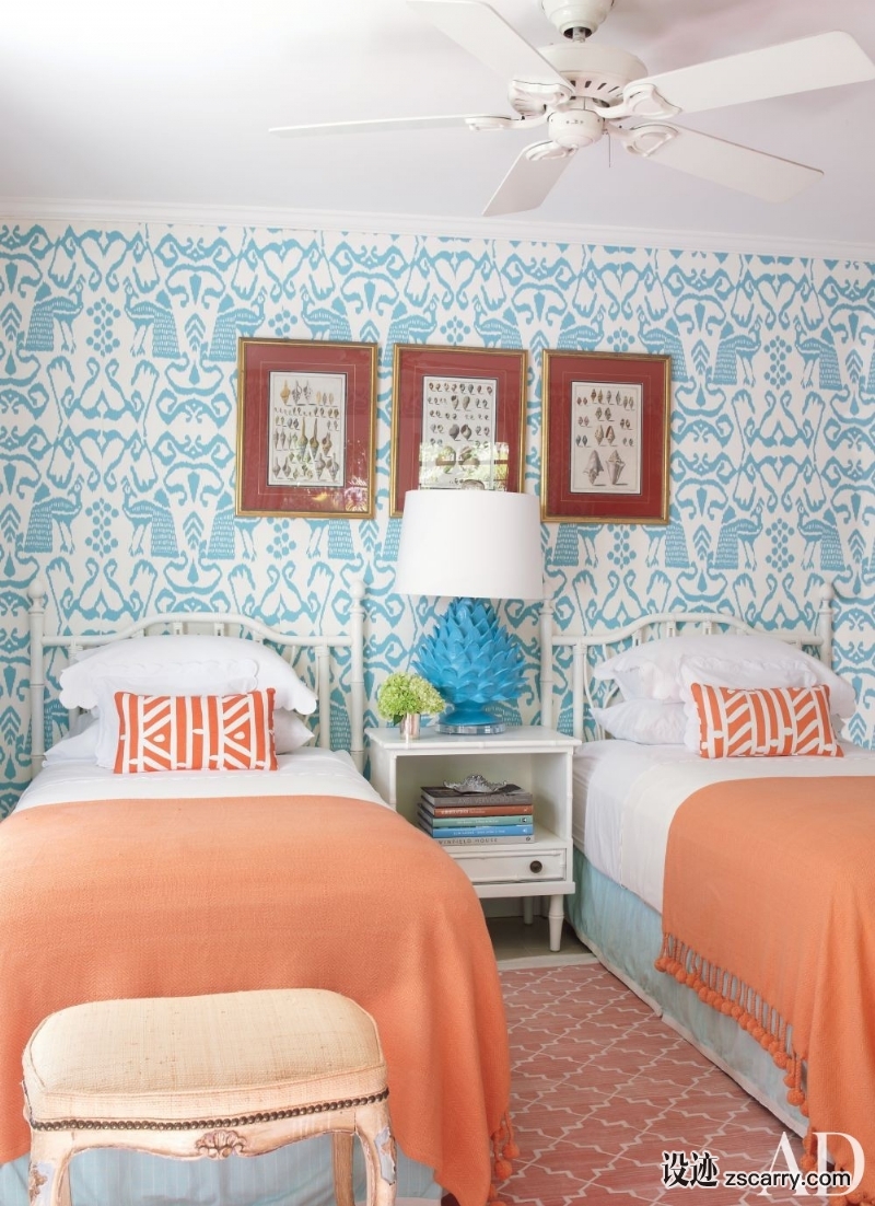 beach-bedroom-andrew-raquet-interior-design-lyford-cay-bahamas-201107_1000-watermarked.jpg 家装参考,卧室,多床位,