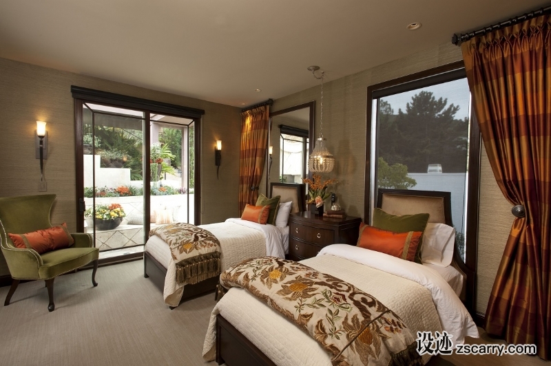 la-jolla-luxury-home-bedroom4-robeson-design-1.jpg 家装参考,卧室,多床位,