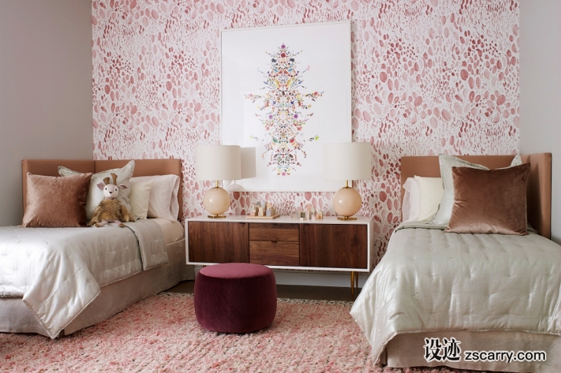 StudioDB_OneVandamPHA_PinkBedroom51873.jpg 家装参考,卧室,多床位,