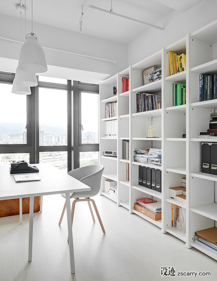 8-taipei-apartment-interior-by-tai-architectural-design.jpg 家装参考,书房,现代风格,