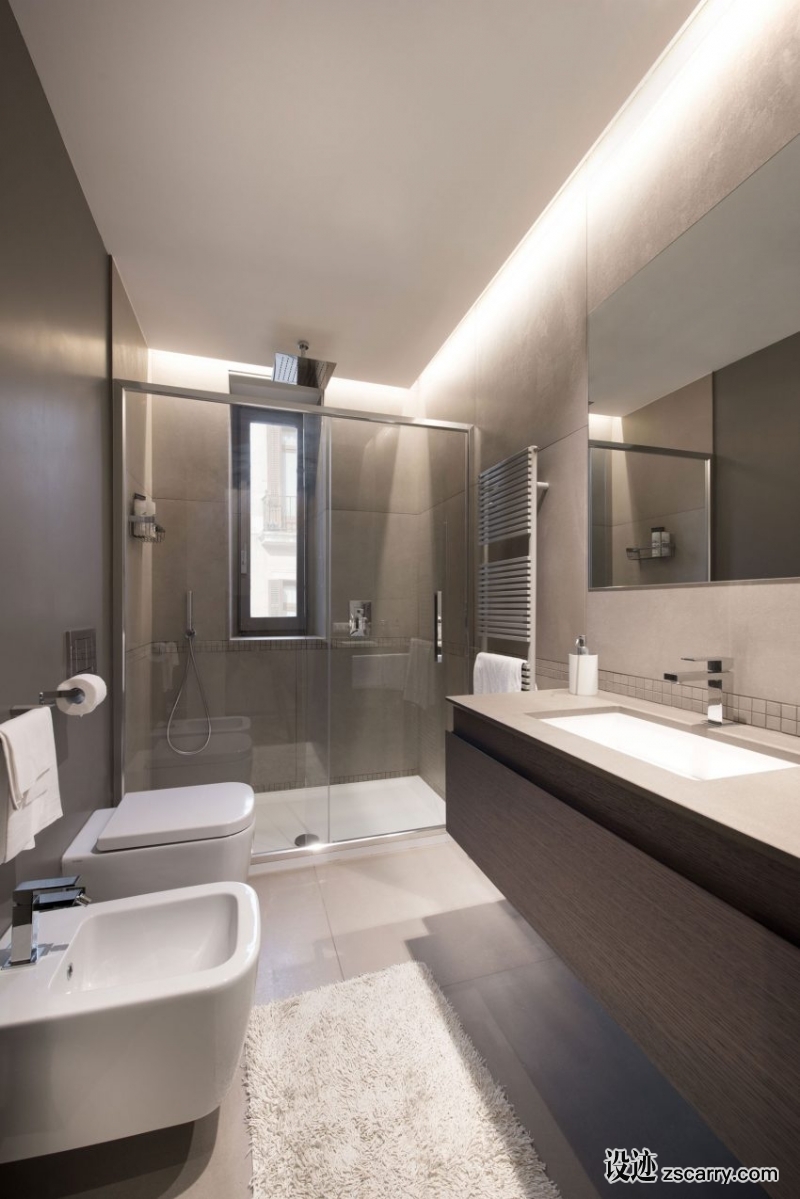 Attico-a-Roma-25-850x1274.jpg 家装参考,卫浴,带淋浴间,