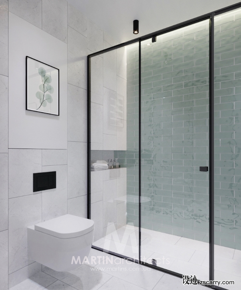 Compact-Small-Apartment-9.jpg 家装参考,卫浴,带淋浴间,