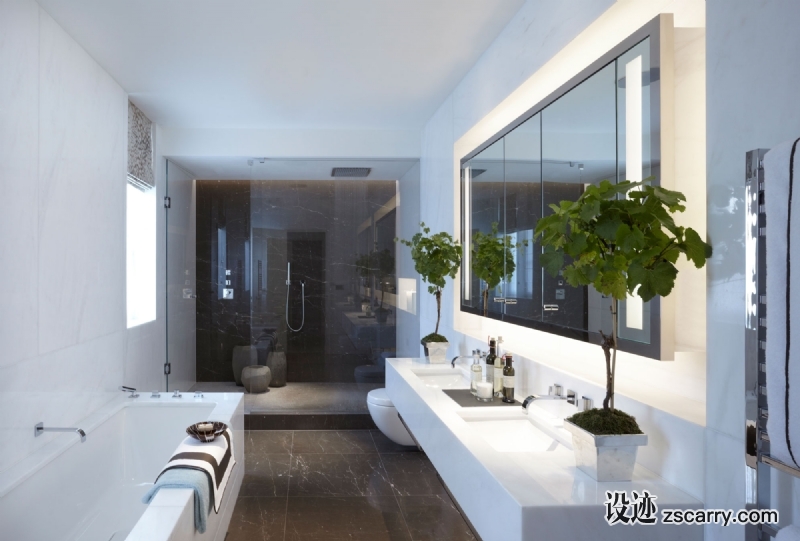 12-HELEN-GREEN-DESIGN-GRAND-HOUSE-BELGRAVIA-MASTER-BATHROOM.jpg 家装参考,卫浴,带嵌入浴缸,