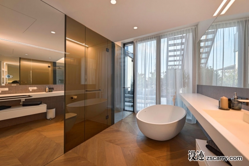 Penthouse-for-three-apartments-in-Vienna-16-850x566.jpg 家装参考,卫浴,带独立浴缸,