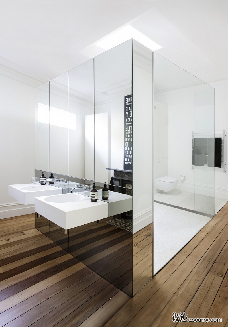 Elysium-House-Combines-Original-Heritage-with-Contemporary-Detailing-13.jpg 家装参考,卫浴,干湿分离,