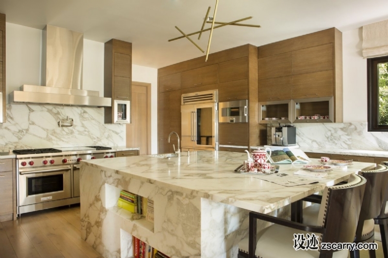 bev-hills-renovation-kitchen-A.jpg 家装参考,厨房,带岛台,