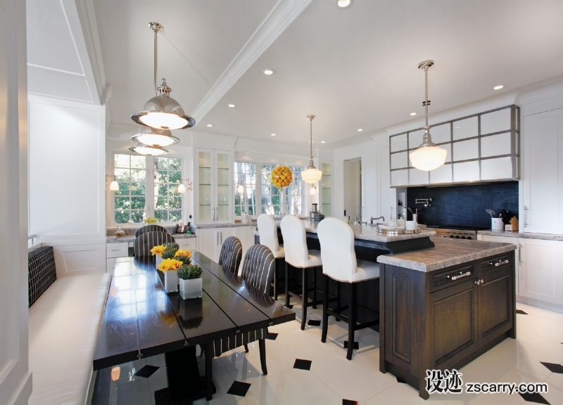 biscayne-bay-kitchen.jpg 家装参考,厨房,带岛台,