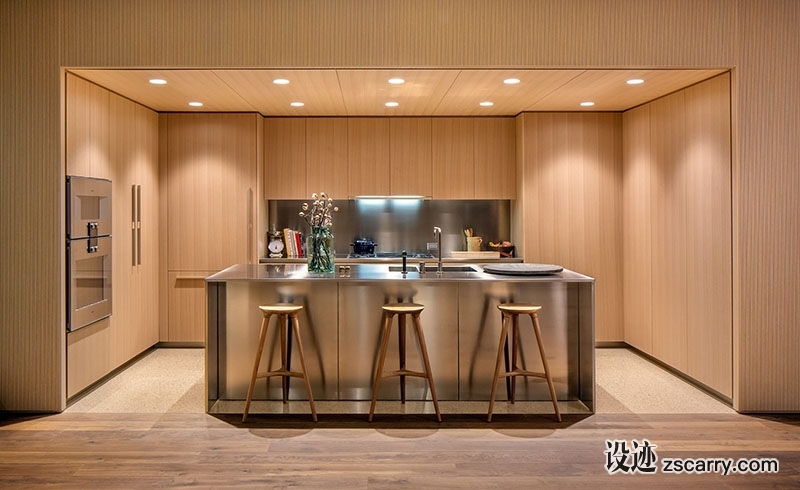 modern-kitchen-wood-cabinets-stainless-steel-countertop-200217-1032-02.jpg 家装参考,厨房,带岛台,