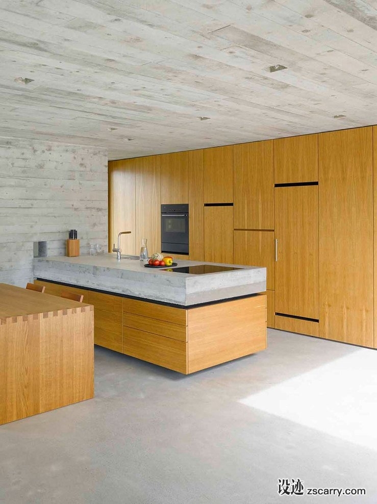 New-Concrete-House-10.jpg 家装参考,厨房,带岛台,