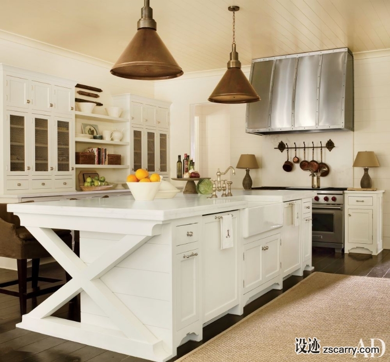 rustic-kitchen-suzanne-kasler-interiors-201307-2_1000-watermarked.jpg 家装参考,厨房,带岛台,