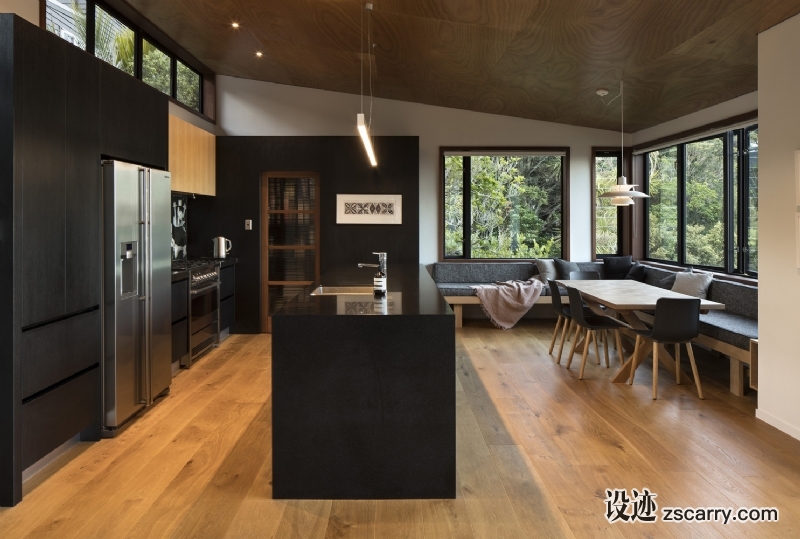 Whare_Koa___Kitchen___3_of_10.jpg 家装参考,厨房,带岛台,