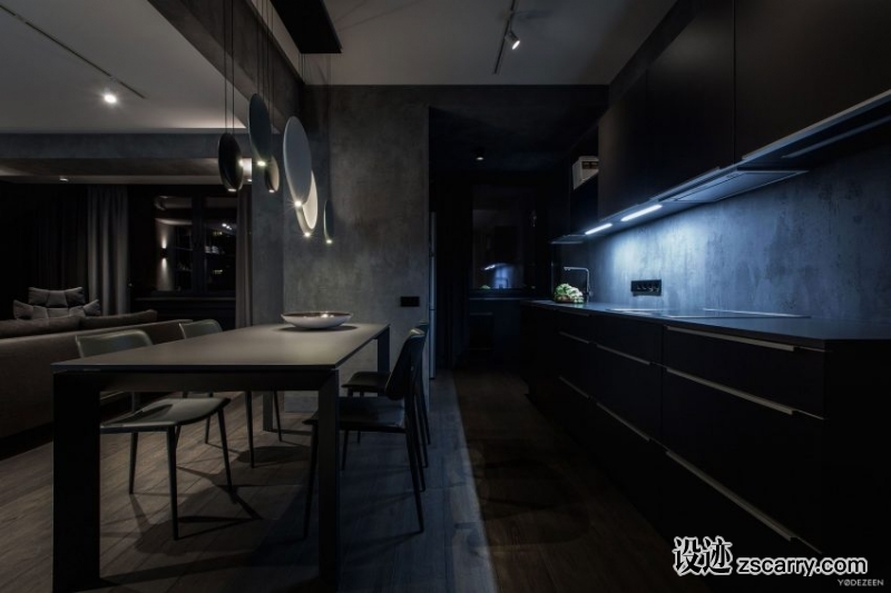 Modern-Home-Interior-15-850x566.jpg 家装参考,厨房,带餐桌,