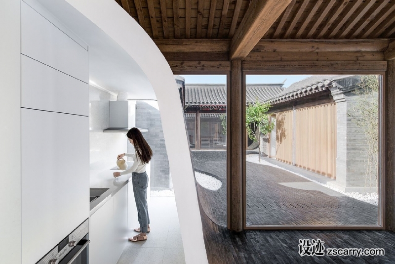 f3_twisting_courtyard_paizihutong_beijing_archstudio_yatzer.jpg 家装参考,厨房,一字型台面,