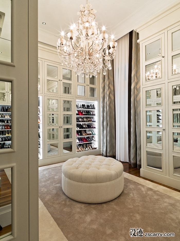 chandeliers-chiara-provasi-closet.jpg 家装参考,衣帽间,方型,