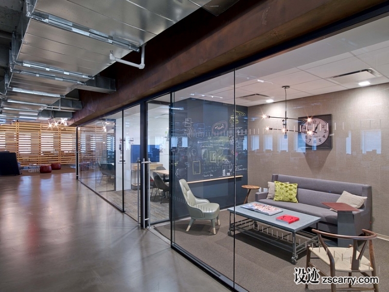 First-Office-Space-for-Condé-Nast-Entertainment-Features-a-Rustic-and-Industrial-Aesthetic-8.jpg 工装参考,办公空间,办公隔间,
