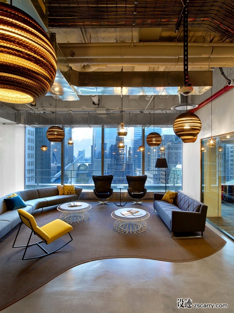 First-Office-Space-for-Condé-Nast-Entertainment-Features-a-Rustic-and-Industrial-Aesthetic-3.jpg 工装参考,办公空间,员工休息,