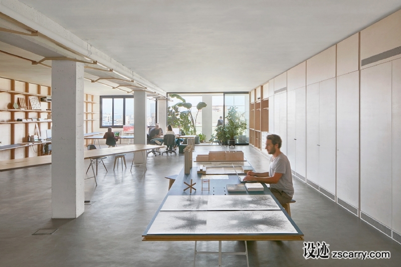 Co-Working-Office-in-Barcelona-Spain-by-APPAREIL-Yellowtrace-11.jpg 工装参考,办公空间,开放办公区,