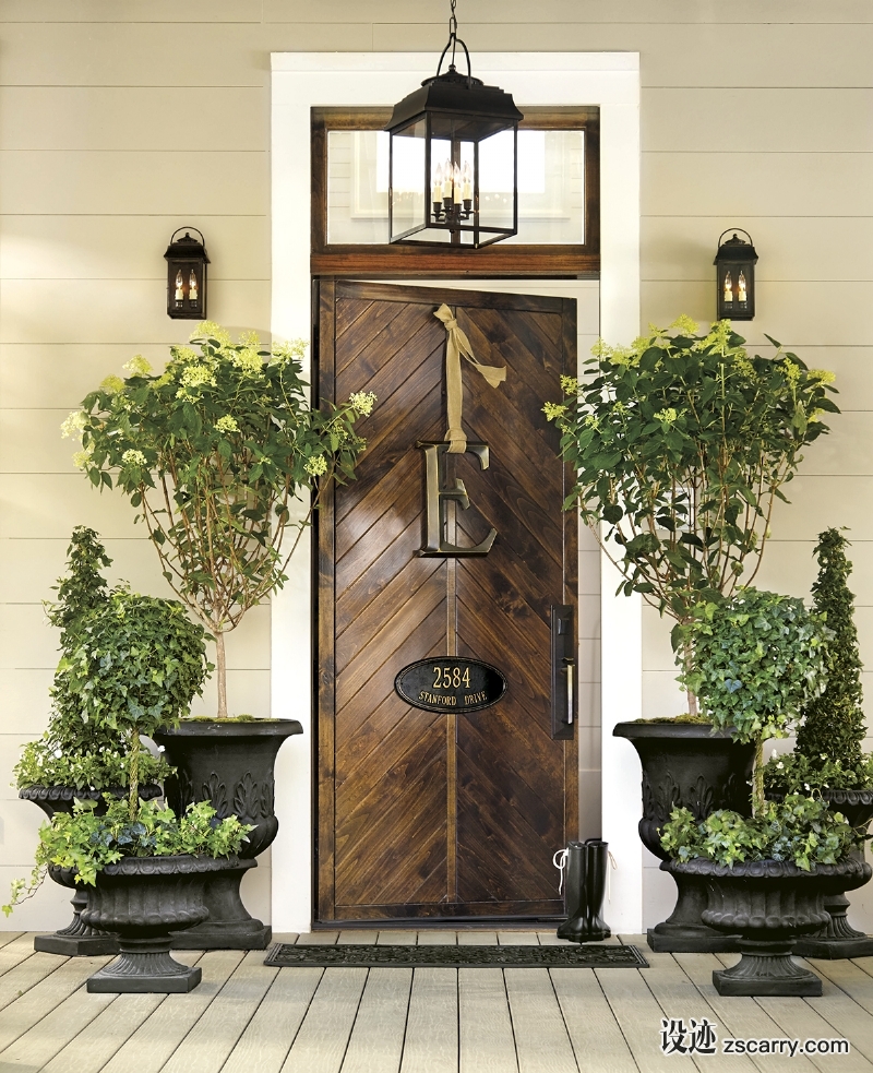 green_front_door.jpg 家装参考,户外空间,户外休闲,