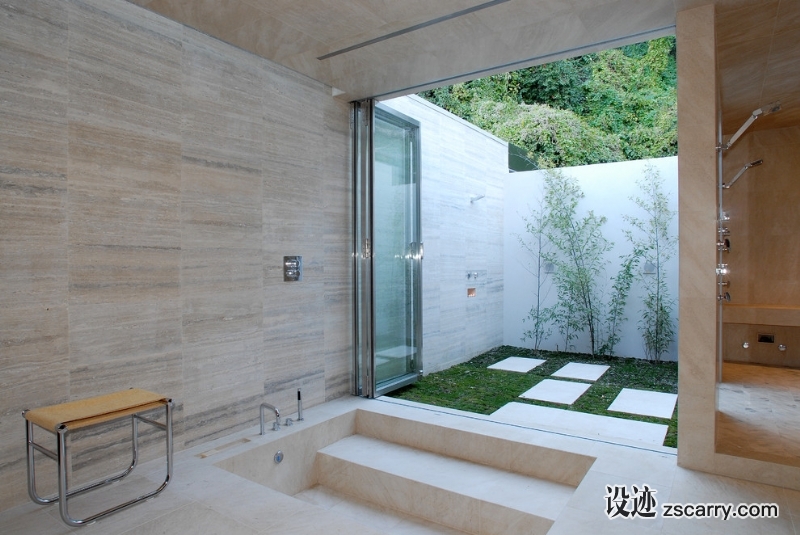 stone-room-lawn-backyard-shower-ideas.jpg 家装参考,户外空间,户外洗浴,