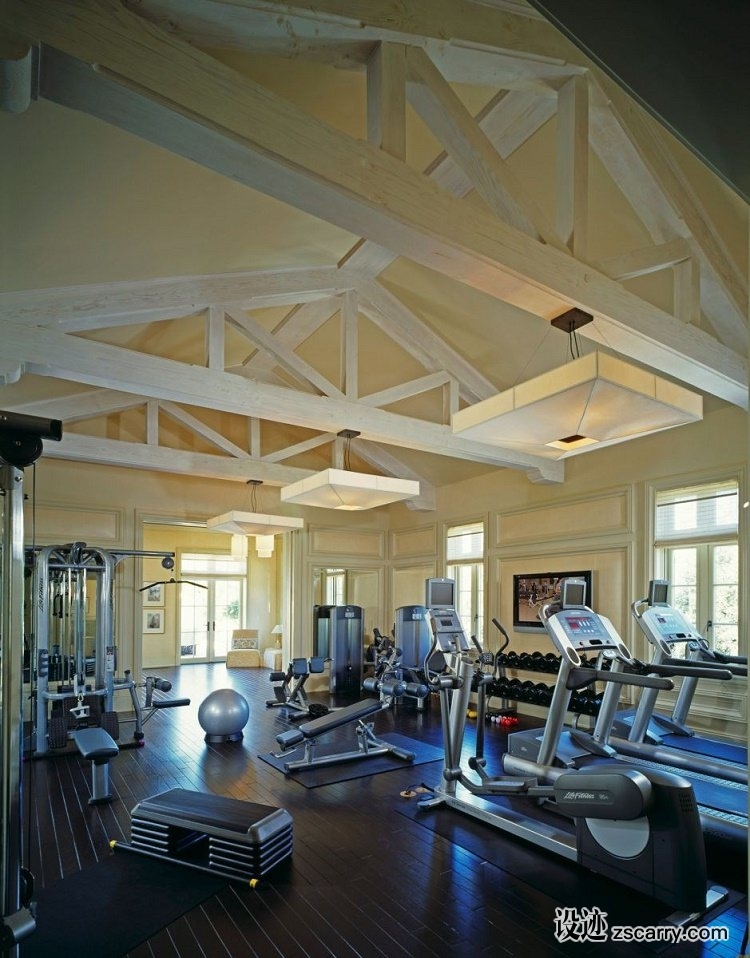 beverly-park-home-gym.jpg 家装参考,功能,健身房,