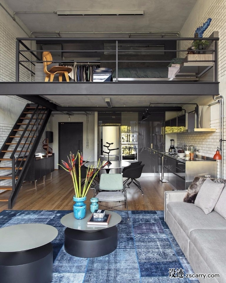 10-Loft-Style-Living-Room-Design-Ideas12.jpg 家装参考,特殊,LOFT,
