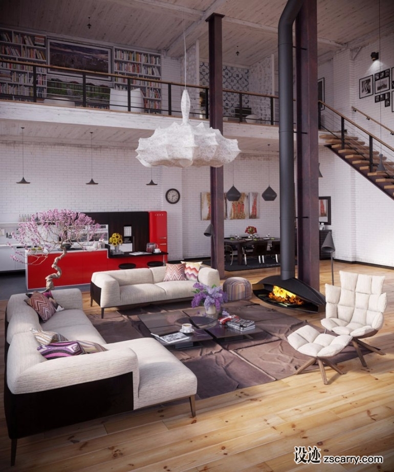 10-Loft-Style-Living-Room-Design-Ideas18.jpg 家装参考,特殊,LOFT,