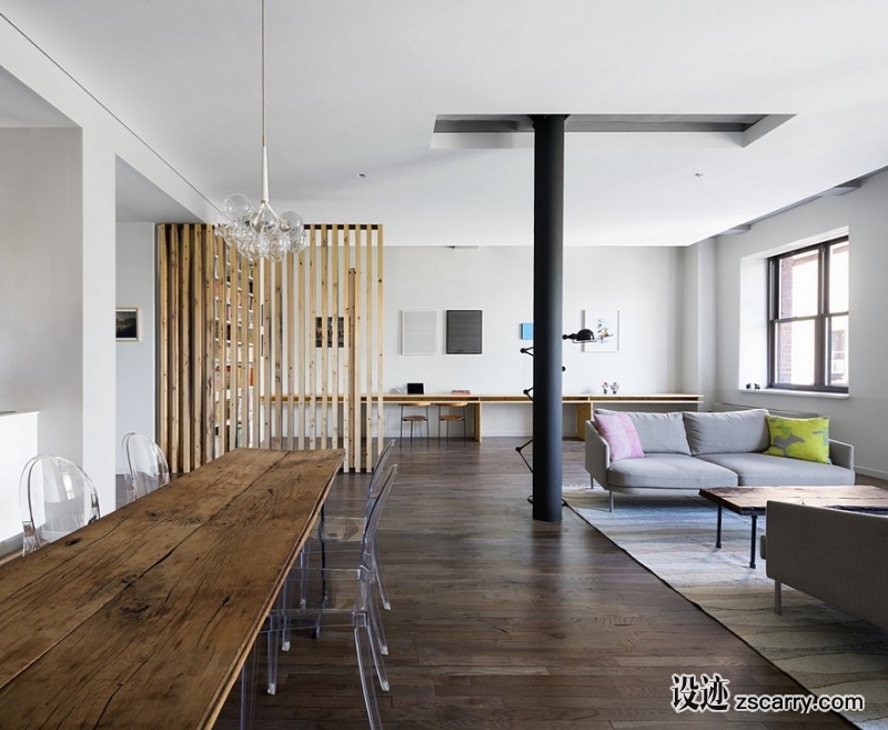 Studio-Modh-Combines-Two-Apartments-into-One-Spacious-Warehouse-Loft-in-Brooklyn-1.jpg 家装参考,特殊,LOFT,