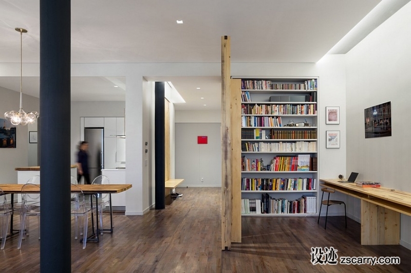 Studio-Modh-Combines-Two-Apartments-into-One-Spacious-Warehouse-Loft-in-Brooklyn-14.jpg 家装参考,特殊,LOFT,