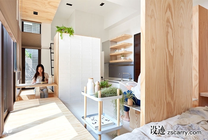 contemporary-cozy-functional-micro-apartment-folk-design.jpg 家装参考,特殊,小户型,