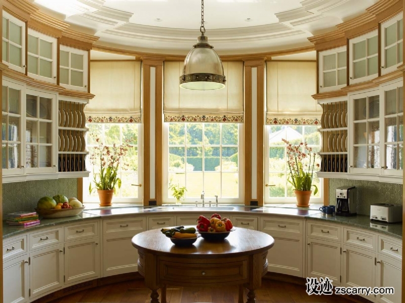 georgian-traditional-kitchen.jpg 家装参考,特殊,圆形空间,