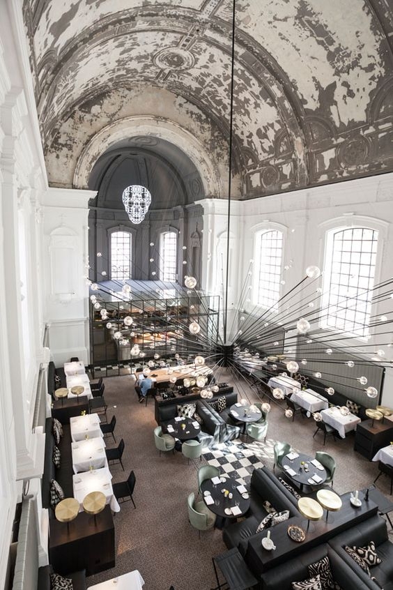 6c3dccbd64bd3f27f9a2238a6bd30814.jpg 工装参考,餐饮空间,餐厅,