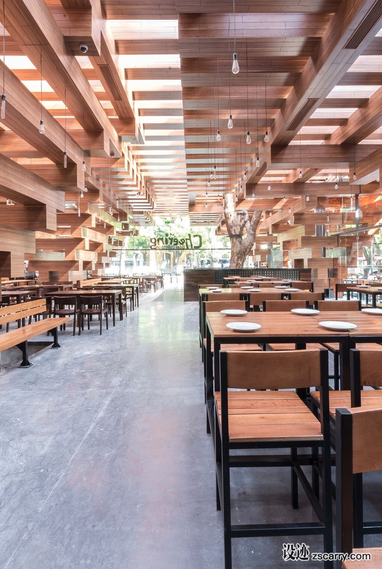 9-cheering-restaurant-in-hanoi-by-hp-architects.jpg 工装参考,餐饮空间,餐厅,