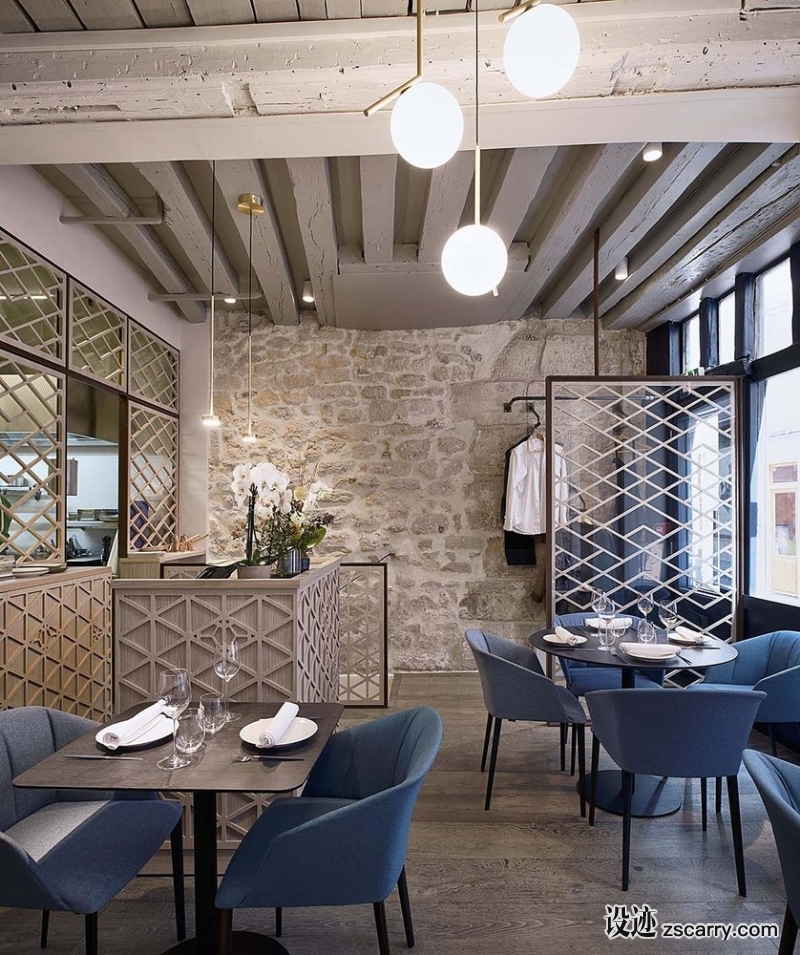 12_Restaurant_Yoshinori_-_Rez_de_chaussée_(11).jpg 工装参考,餐饮空间,餐厅,