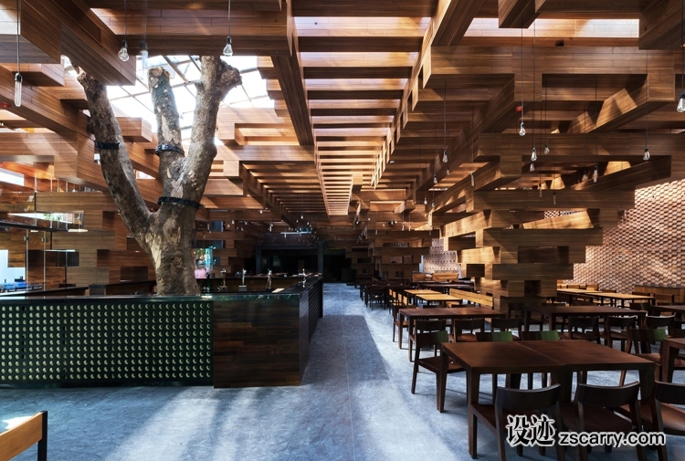 12-cheering-restaurant-in-hanoi-by-hp-architects.jpg 工装参考,餐饮空间,餐厅,