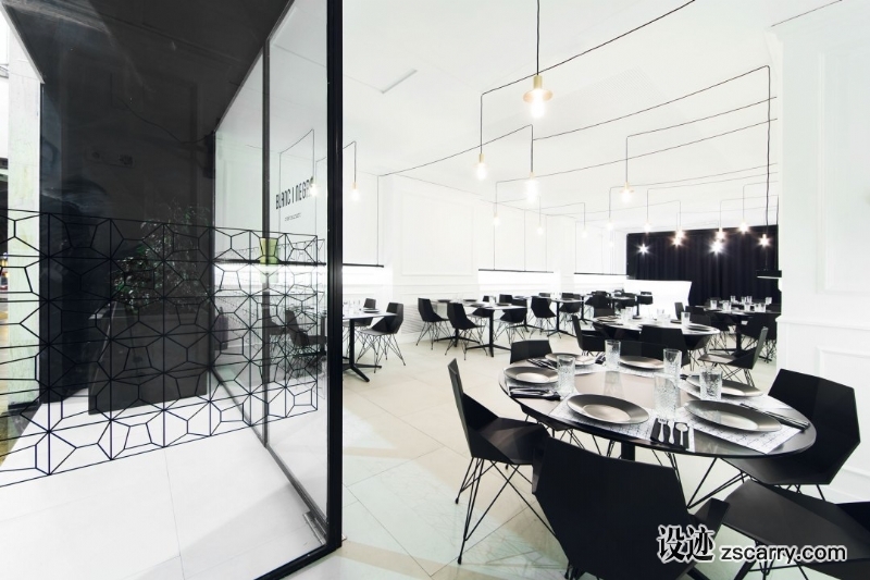 019-Blanc-i-Negre-@alfonsocalza.jpg 工装参考,餐饮空间,餐厅,