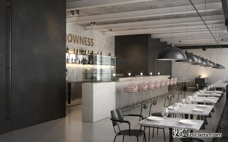 Cafe-Nowness-interior-architecture-design-designer-furniture-industrial-design-concrete-minimal-by-KDVA-Moscow-Russia-Mindsparkle-Mag-1.jpg 工装参考,餐饮空间,餐厅,