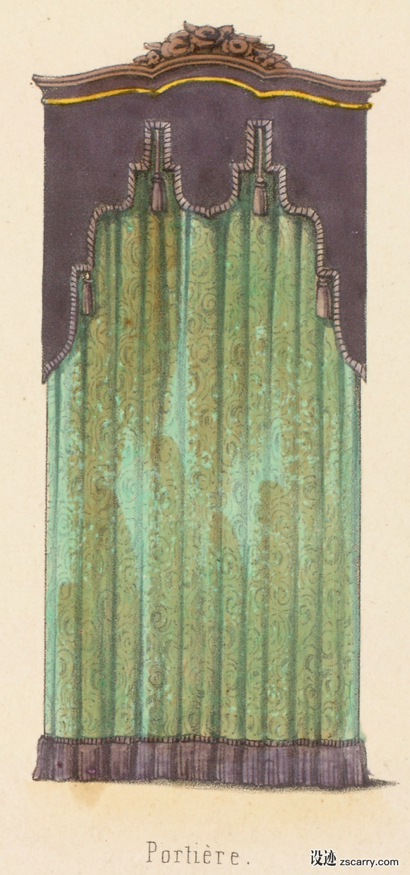 sil12-2-143c.jpg 参考素材,手绘家具,窗帘,