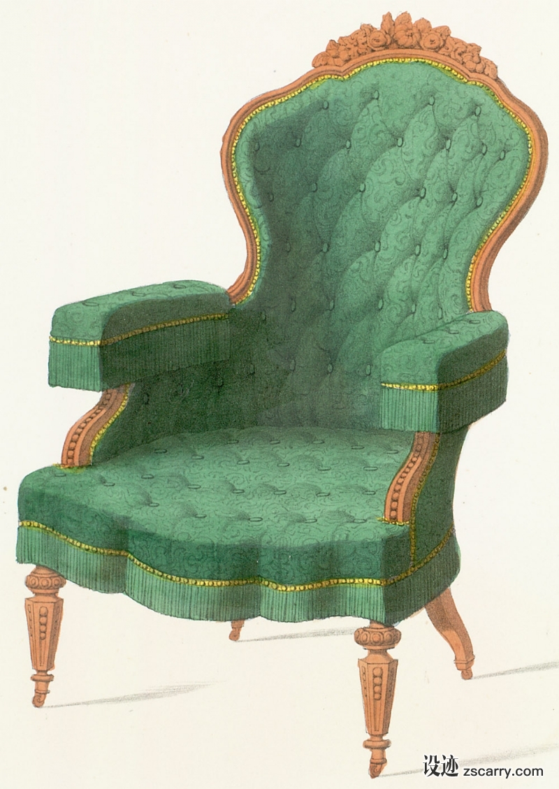 sil12-2-191b.jpg 参考素材,手绘家具,椅子,