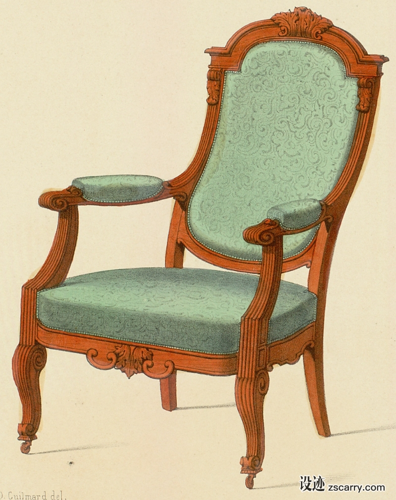 sil12-2-218b.jpg 参考素材,手绘家具,椅子,