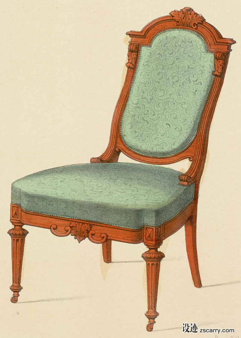 sil12-2-218c.jpg 参考素材,手绘家具,椅子,