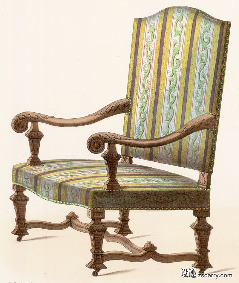 sil12-2-245b.jpg 参考素材,手绘家具,椅子,