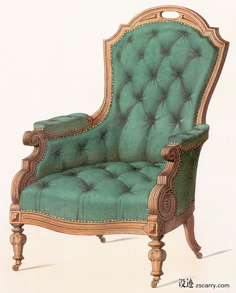 sil12-2-265c.jpg 参考素材,手绘家具,椅子,