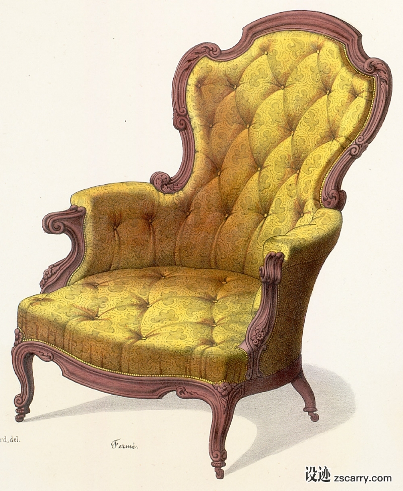 sil12-2-298b.jpg 参考素材,手绘家具,椅子,