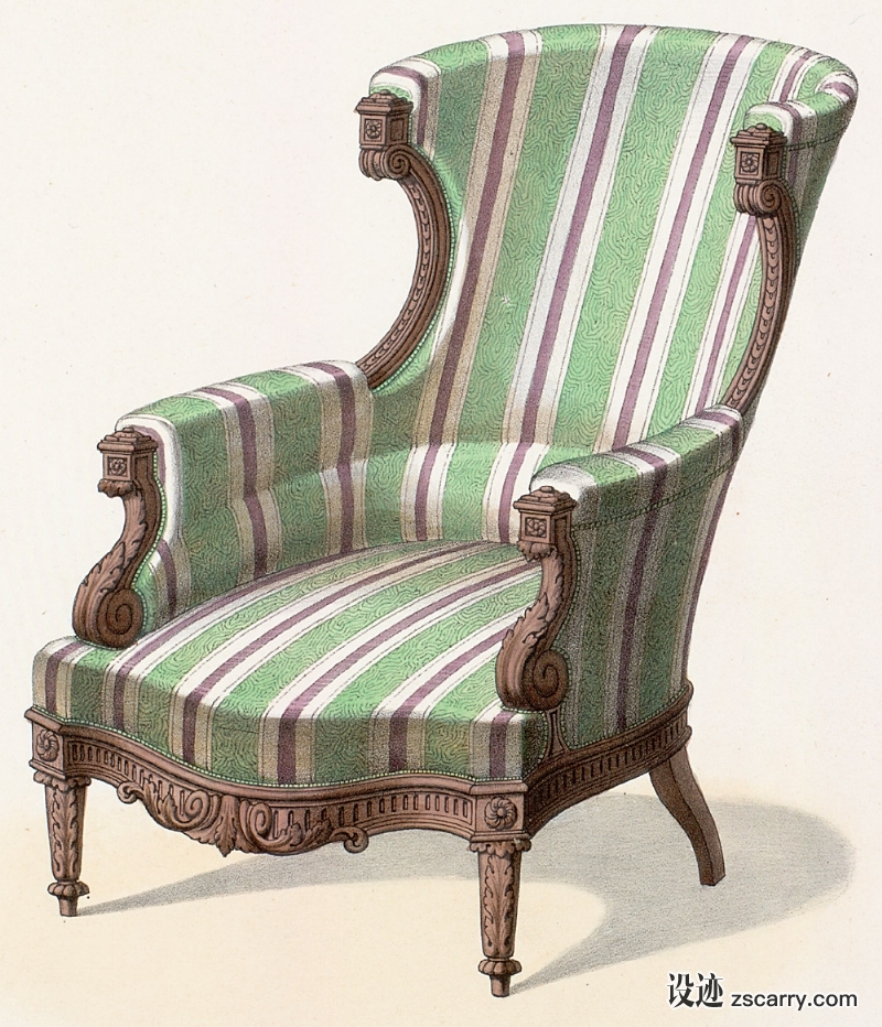 sil12-2-308b.jpg 参考素材,手绘家具,椅子,