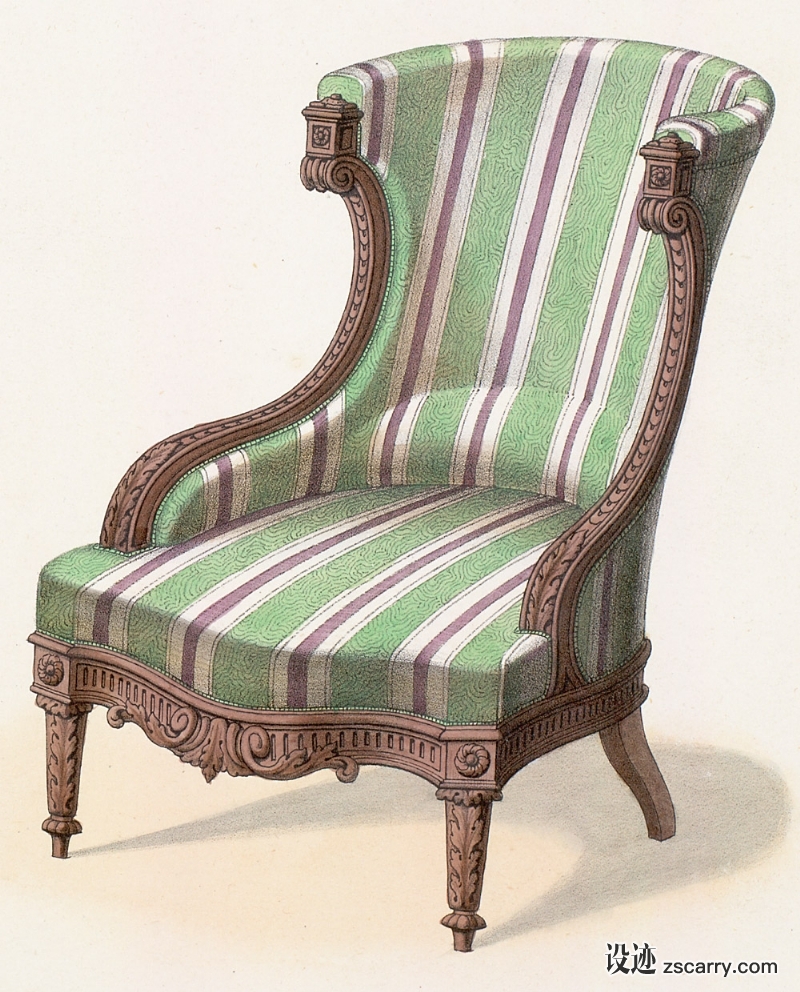 sil12-2-308c.jpg 参考素材,手绘家具,椅子,